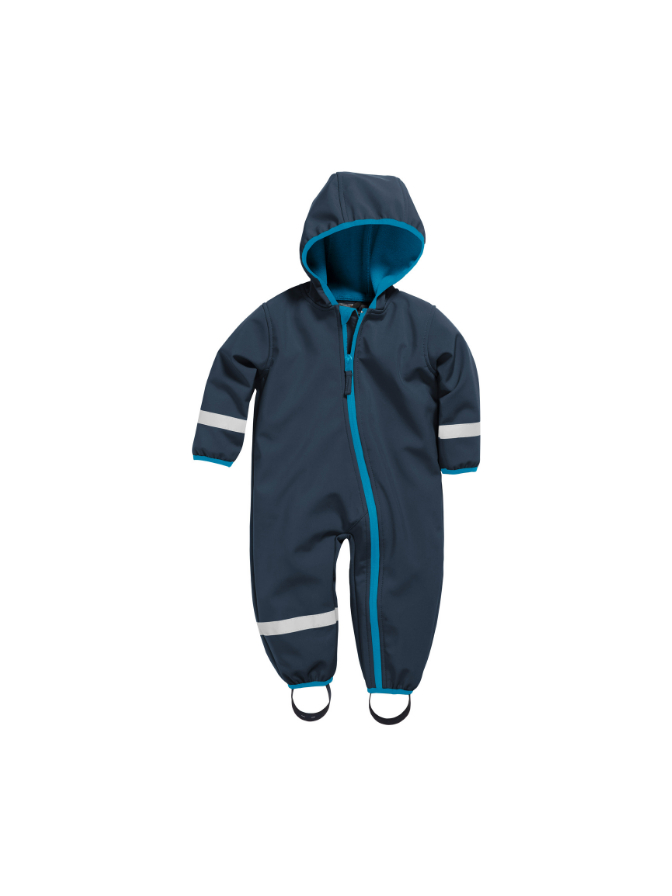 деталь Softshell dětská kombinéza PLAYSHOES