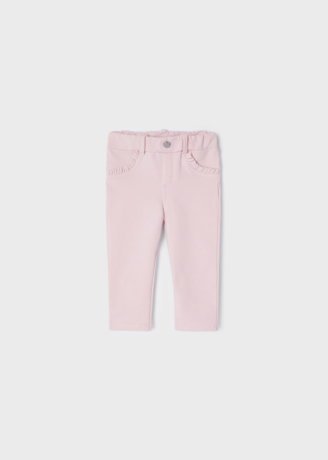 деталь Long knitted pants for babies